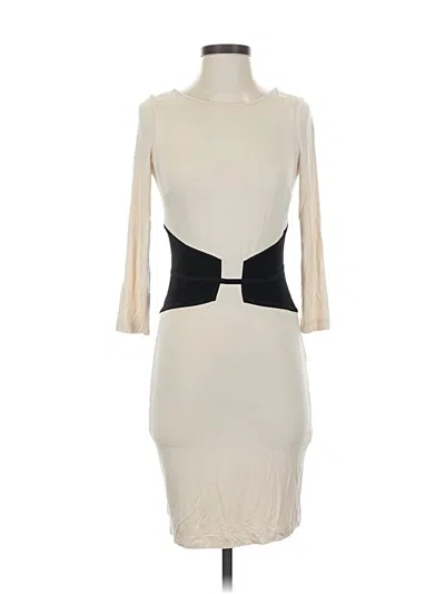 Pre-owned Bebe Cocktail Dress In Ivory