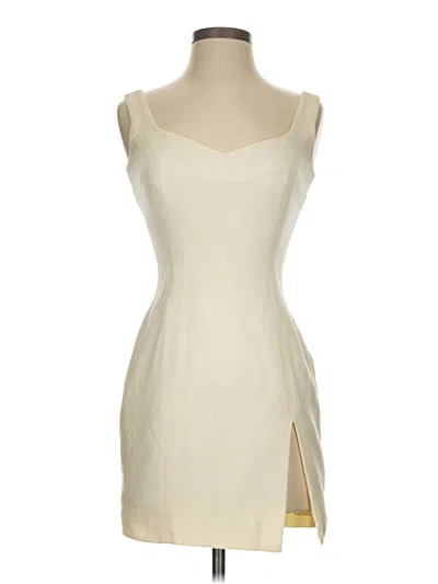 Pre-owned Bebe Cocktail Dress In Ivory