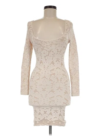 Pre-owned Bebe Cocktail Dress In Ivory