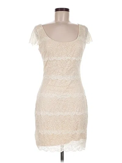 Pre-owned Bebe Cocktail Dress In Ivory