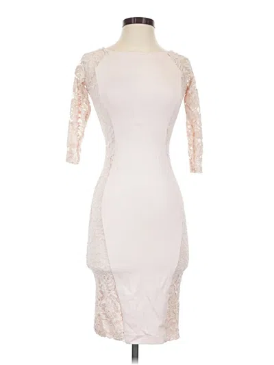 Pre-owned Bebe Cocktail Dress In Ivory