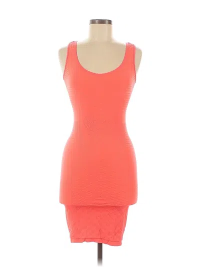 Pre-owned Bebe Cocktail Dress In Orange