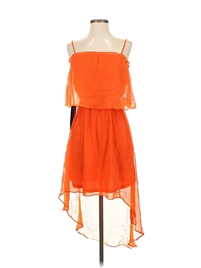 Bebe Cocktail Dress In Orange