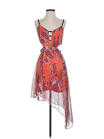Pre-owned Bebe Cocktail Dress In Orange