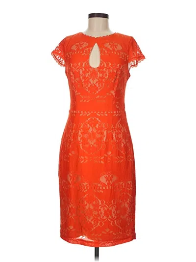Pre-owned Bebe Cocktail Dress In Orange