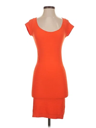 Pre-owned Bebe Cocktail Dress In Orange