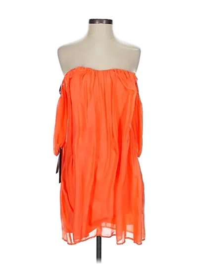 Pre-owned Bebe Cocktail Dress In Orange