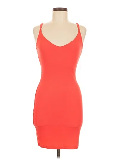 Pre-owned Bebe Cocktail Dress In Orange