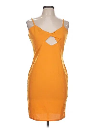 Pre-owned Bebe Cocktail Dress In Orange