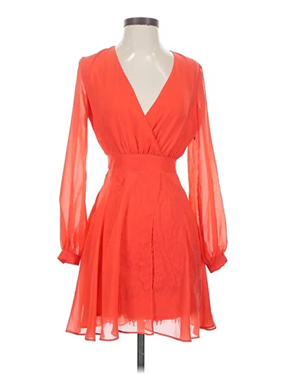Pre-owned Bebe Cocktail Dress In Orange