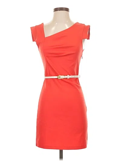 Pre-owned Bebe Cocktail Dress In Orange