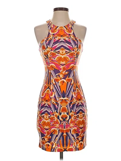 Pre-owned Bebe Cocktail Dress In Orange