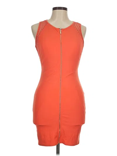 Pre-owned Bebe Cocktail Dress In Orange