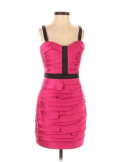 Pre-owned Bebe Cocktail Dress In Pink
