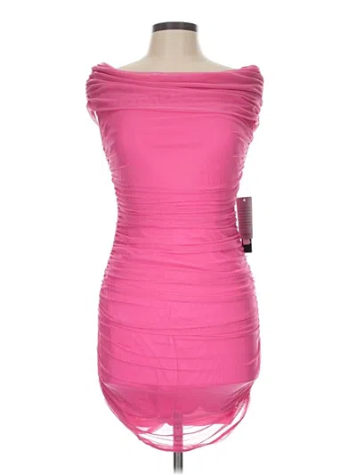 Pre-owned Bebe Cocktail Dress In Pink