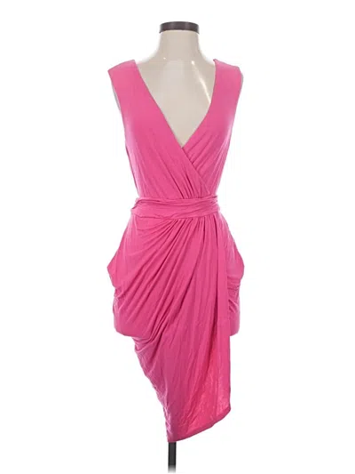 Pre-owned Bebe Cocktail Dress In Pink