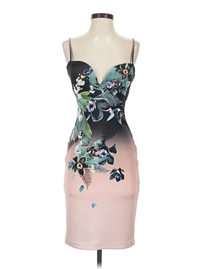Pre-owned Bebe Cocktail Dress In Pink