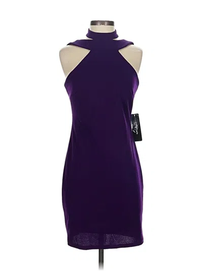 Bebe Cocktail Dress In Purple