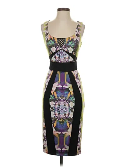 Pre-owned Bebe Cocktail Dress In Purple