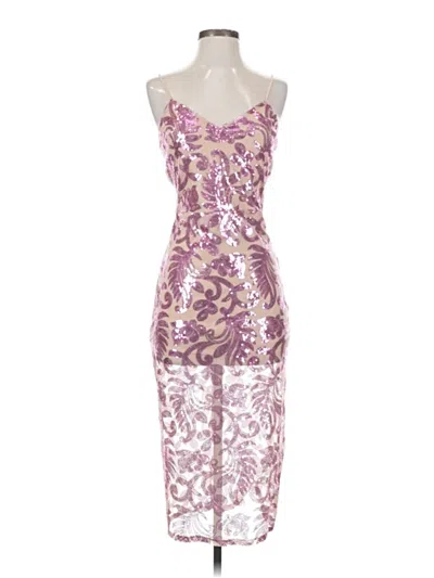 Pre-owned Bebe Cocktail Dress In Purple