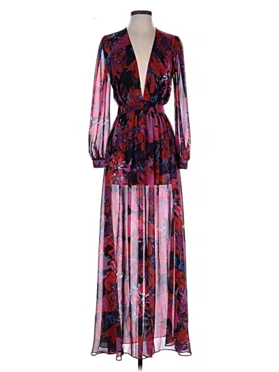 Pre-owned Bebe Cocktail Dress In Purple