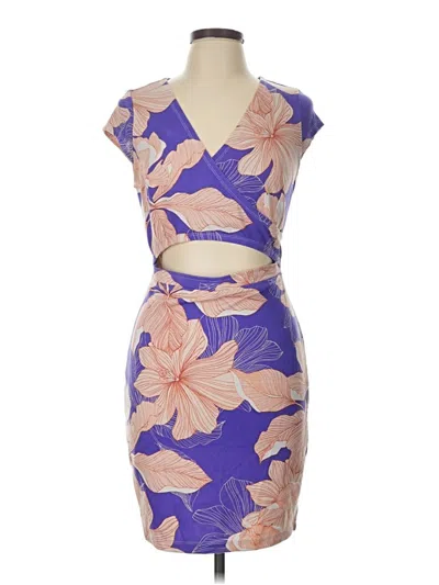 Pre-owned Bebe Cocktail Dress In Purple