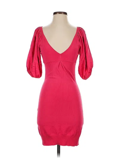 Pre-owned Bebe Cocktail Dress In Red