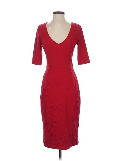 Pre-owned Bebe Cocktail Dress In Red