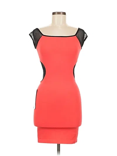 Pre-owned Bebe Cocktail Dress In Red