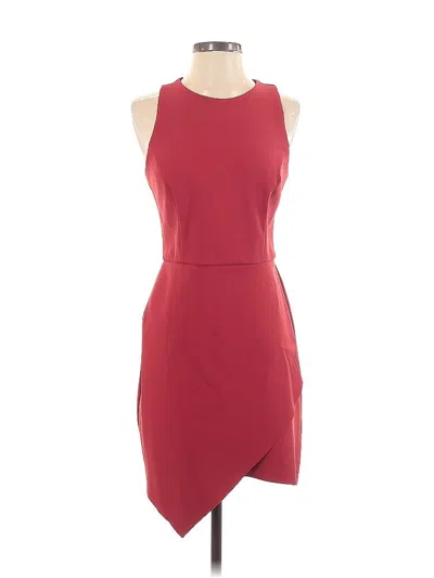 Pre-owned Bebe Cocktail Dress In Red