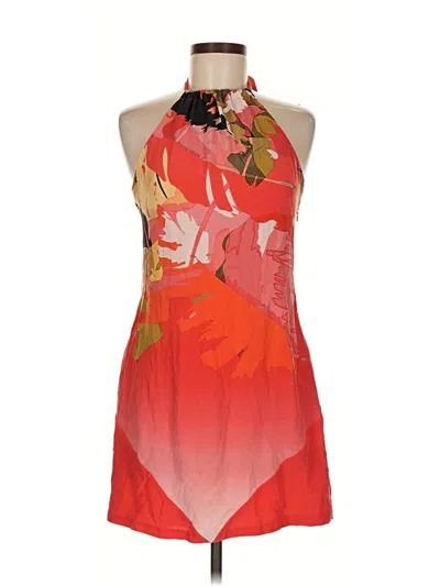 Pre-owned Bebe Cocktail Dress In Red