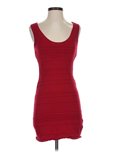 Pre-owned Bebe Cocktail Dress In Red