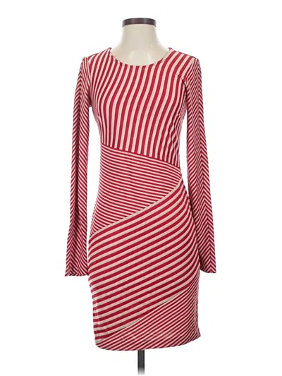Pre-owned Bebe Cocktail Dress In Red