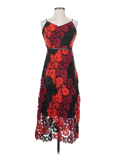 Pre-owned Bebe Cocktail Dress In Red