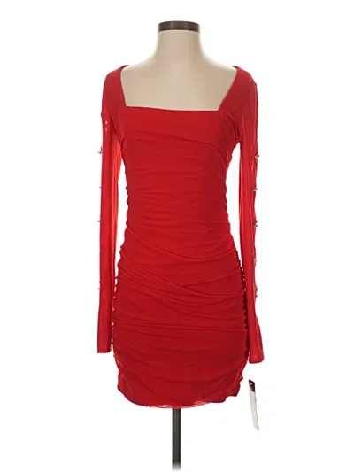 Bebe Cocktail Dress In Red