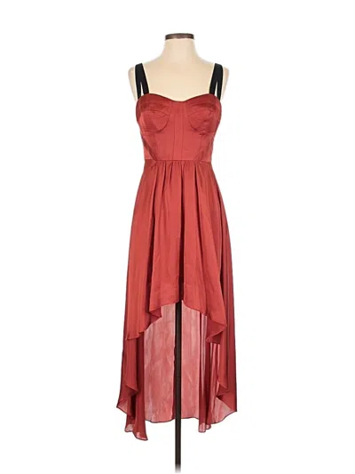 Pre-owned Bebe Cocktail Dress In Red