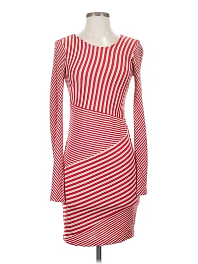 Pre-owned Bebe Cocktail Dress In Red