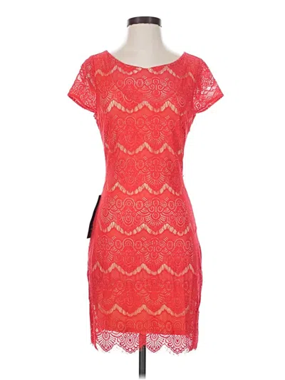 Bebe Cocktail Dress In Red