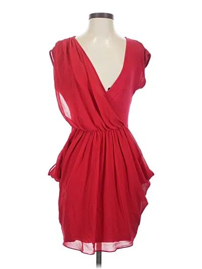 Pre-owned Bebe Cocktail Dress In Red