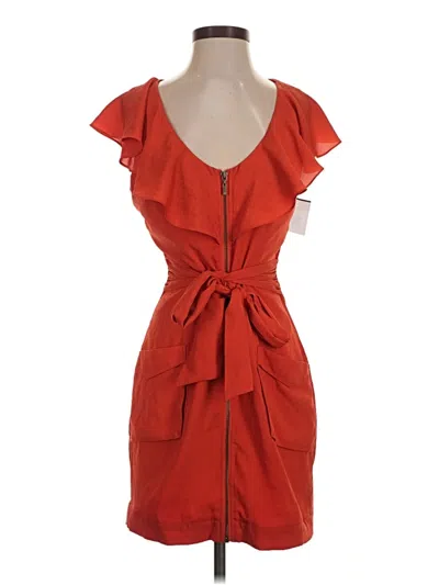 Pre-owned Bebe Cocktail Dress In Red