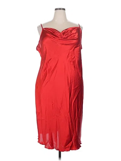 Pre-owned Bebe Cocktail Dress In Red