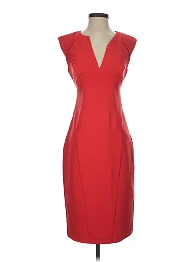 Pre-owned Bebe Cocktail Dress In Red