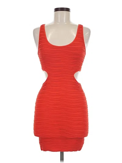 Pre-owned Bebe Cocktail Dress In Red