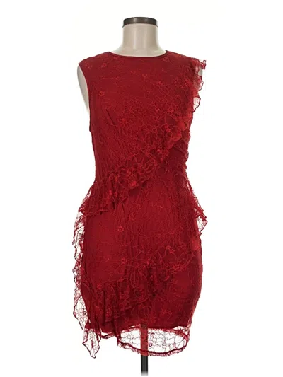 Pre-owned Bebe Cocktail Dress In Red