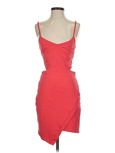 Pre-owned Bebe Cocktail Dress In Red