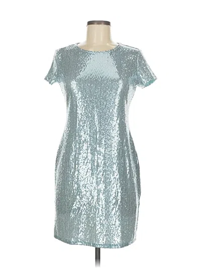 Pre-owned Bebe Cocktail Dress In Silver