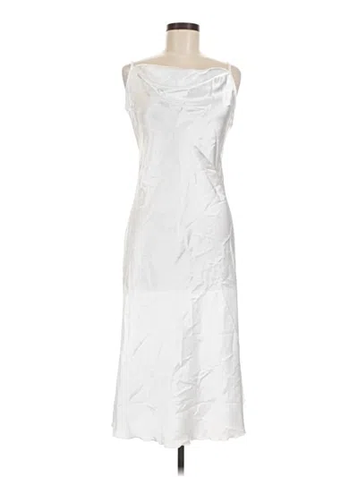 Pre-owned Bebe Cocktail Dress In Silver