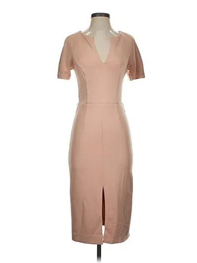 Pre-owned Bebe Cocktail Dress In Tan