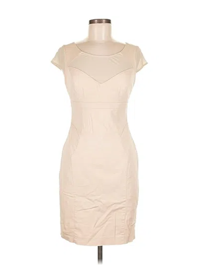 Pre-owned Bebe Cocktail Dress In Tan