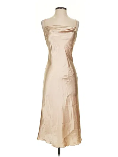 Pre-owned Bebe Cocktail Dress In Tan
